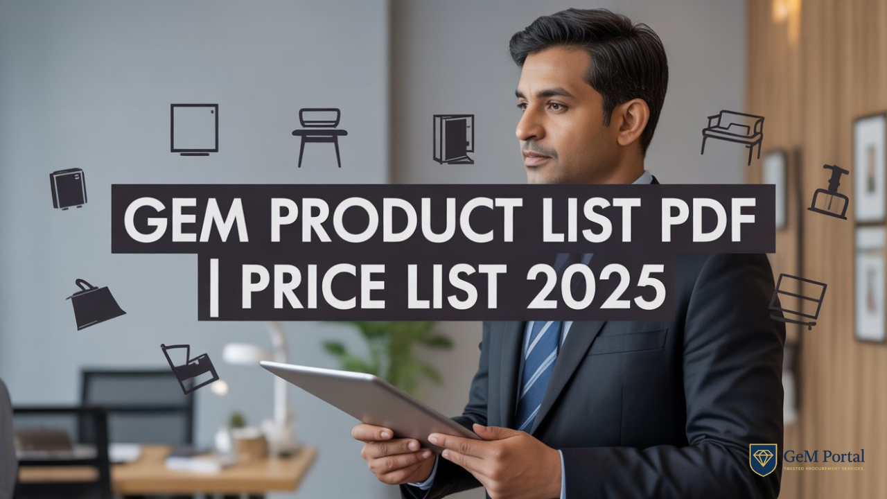 GeM Product List PDF | GeM Portal Products Price List | Latest GeM Products List 2025